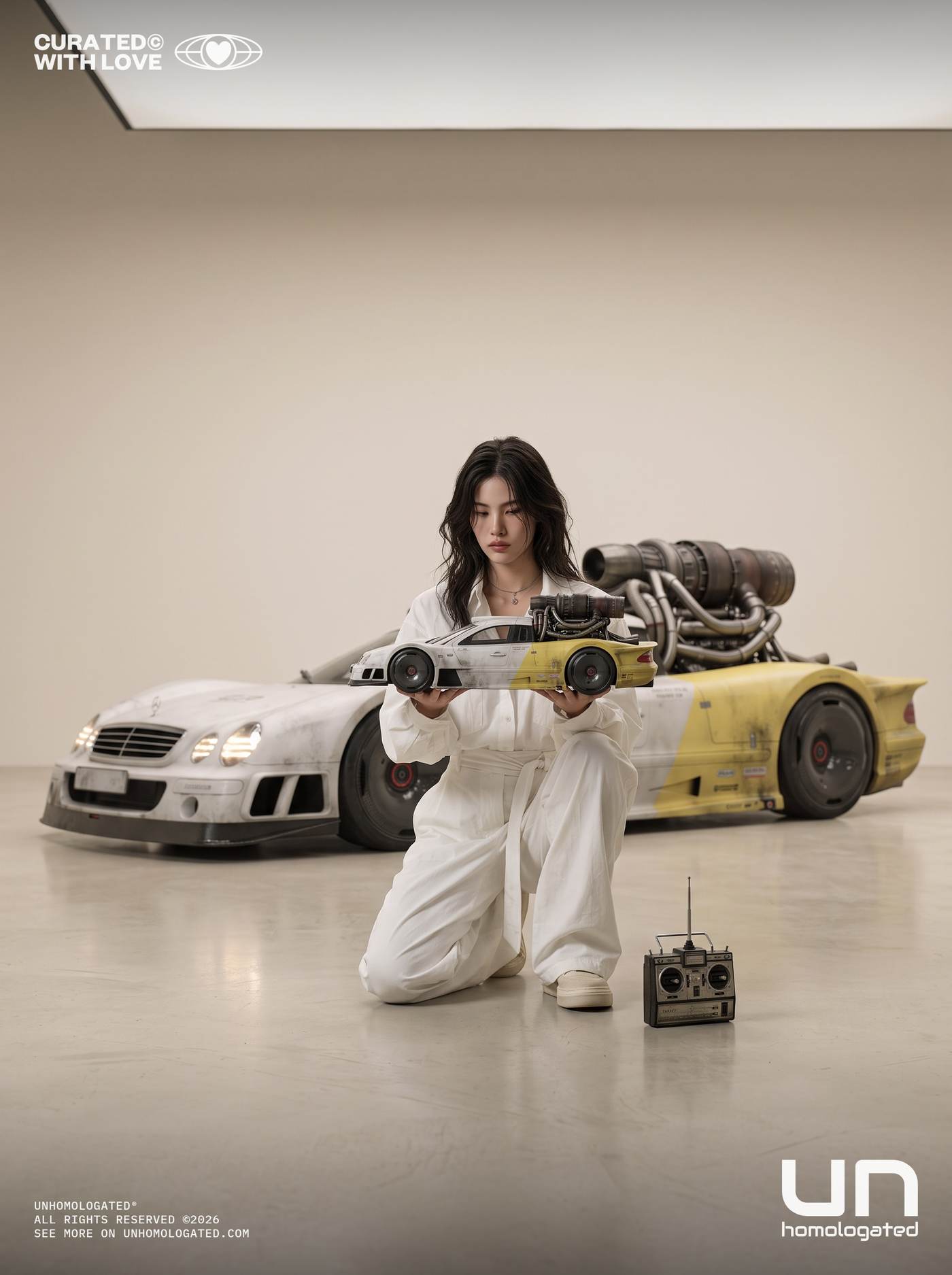 Mercedes CLK GTR plate, the shoot