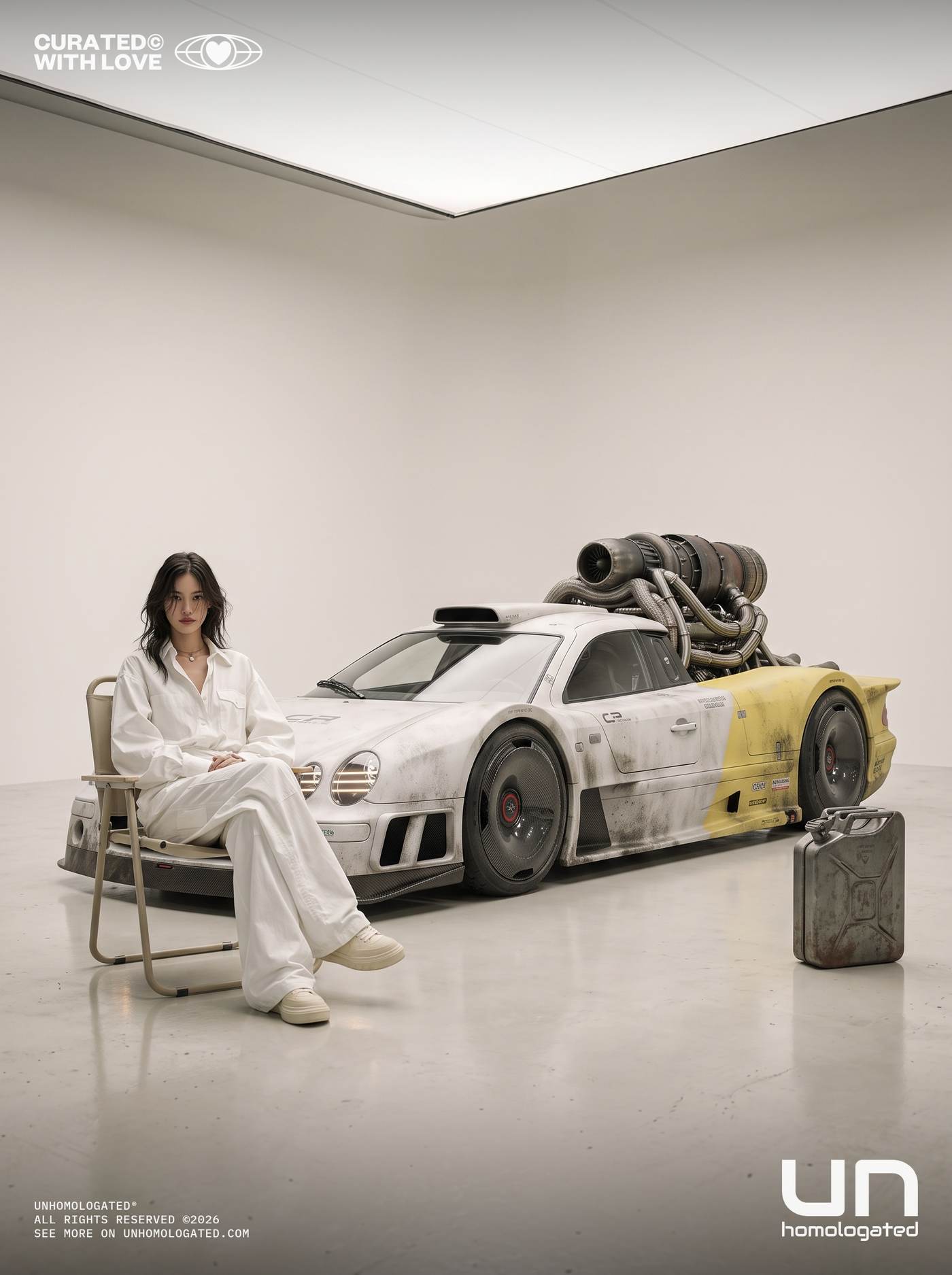 Mercedes CLK GTR plate, the shoot