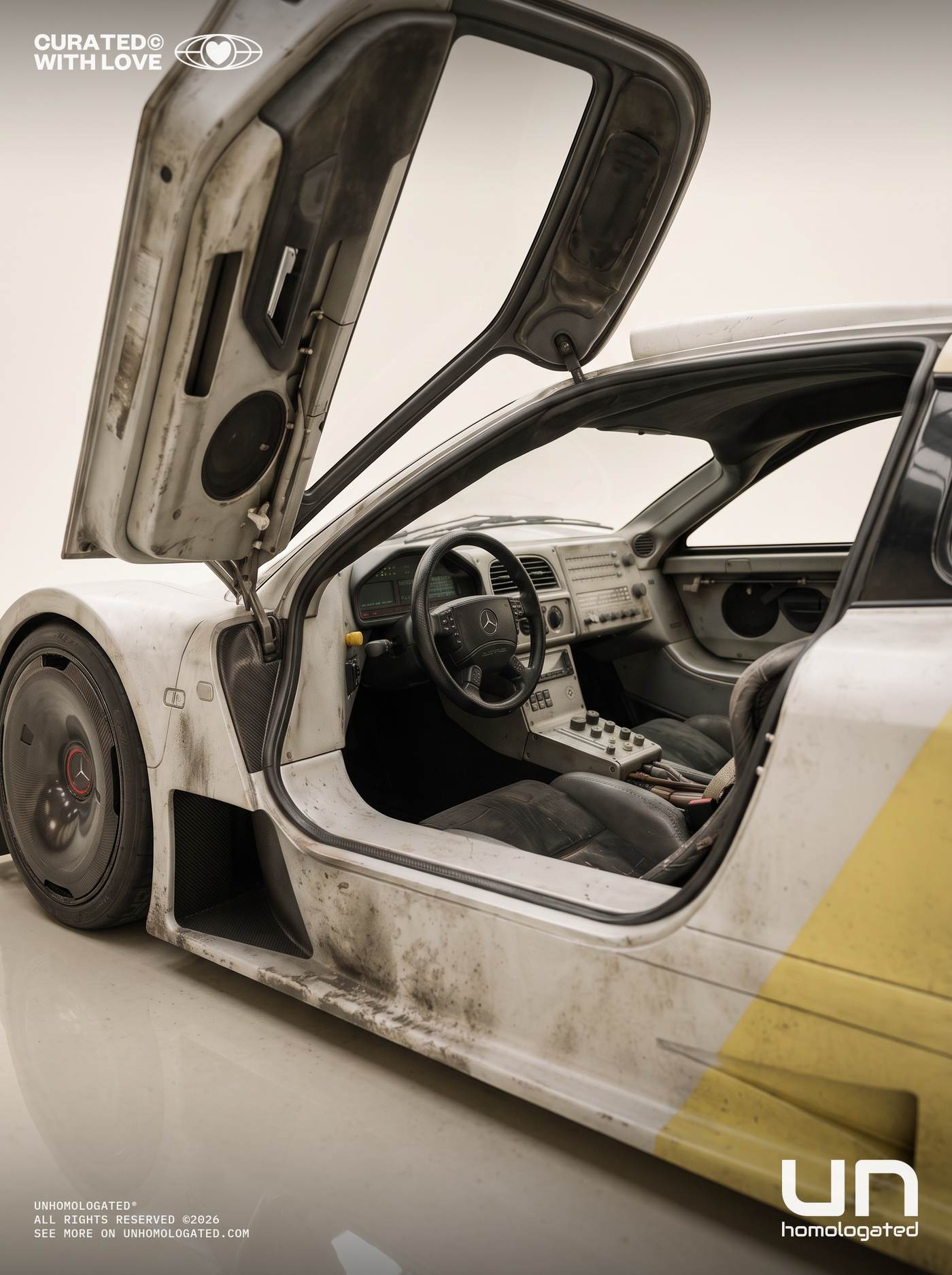 Mercedes CLK GTR plate, studio