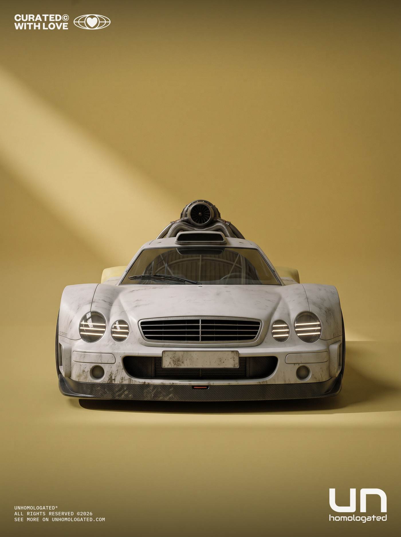 Mercedes CLK GTR plate, card 03 angriffsflaeche