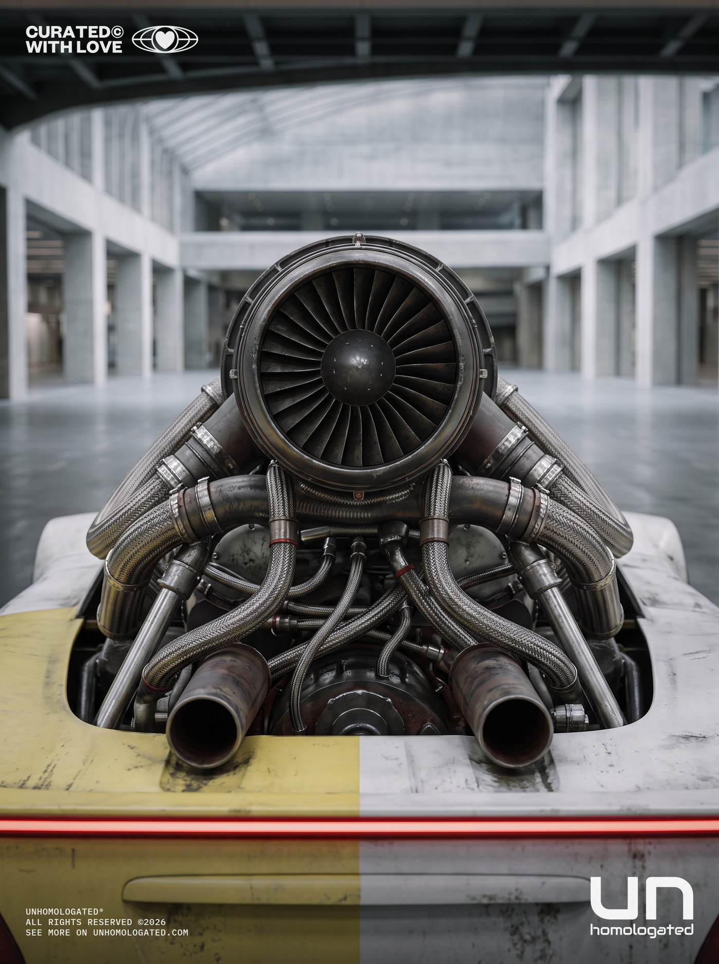 Mercedes CLK GTR plate, atrium