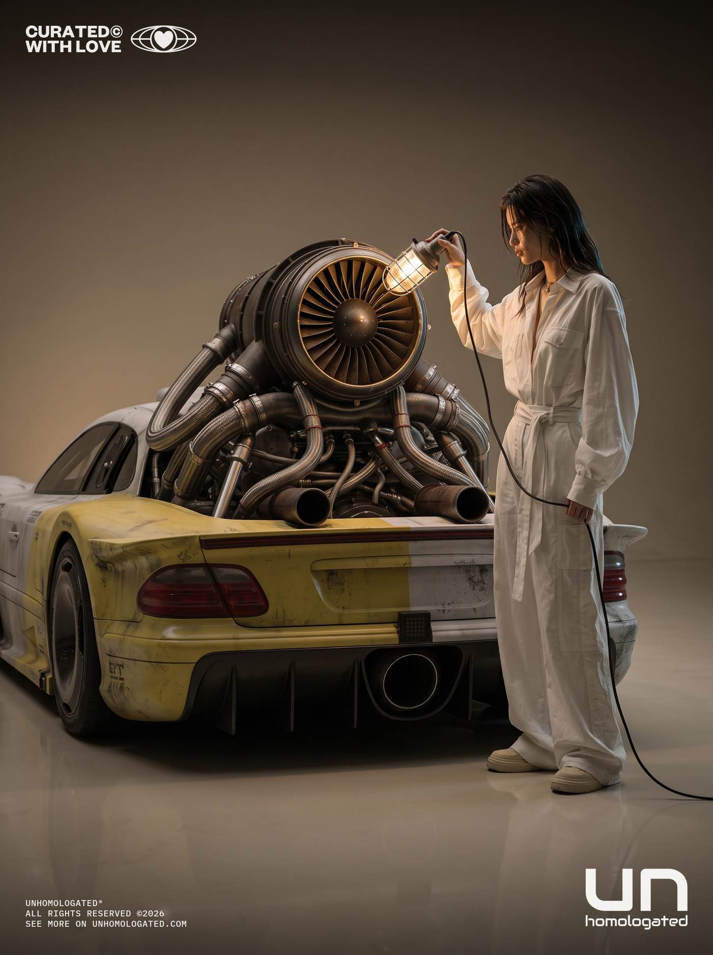 Mercedes CLK GTR plate, the shoot