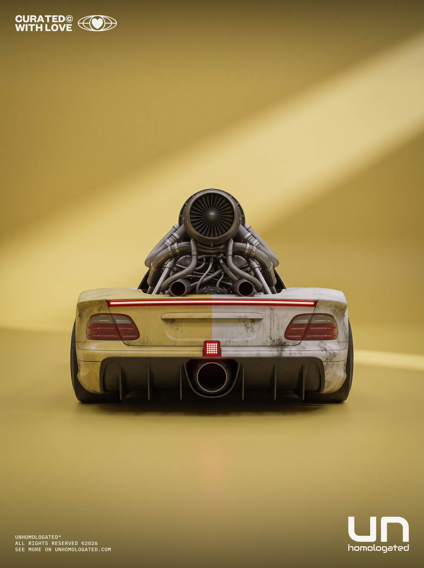 Mercedes CLK GTR plate, card 05 schubseite