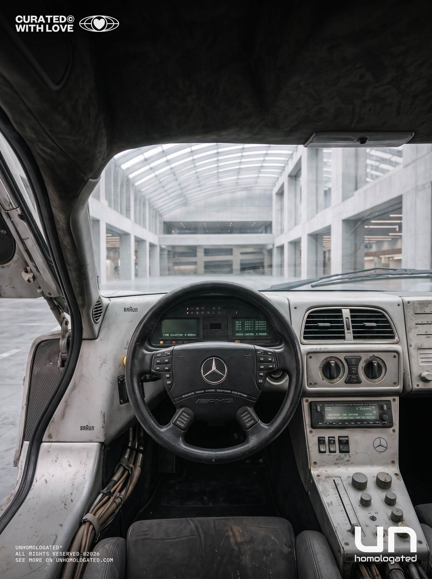 Mercedes CLK GTR plate, atrium