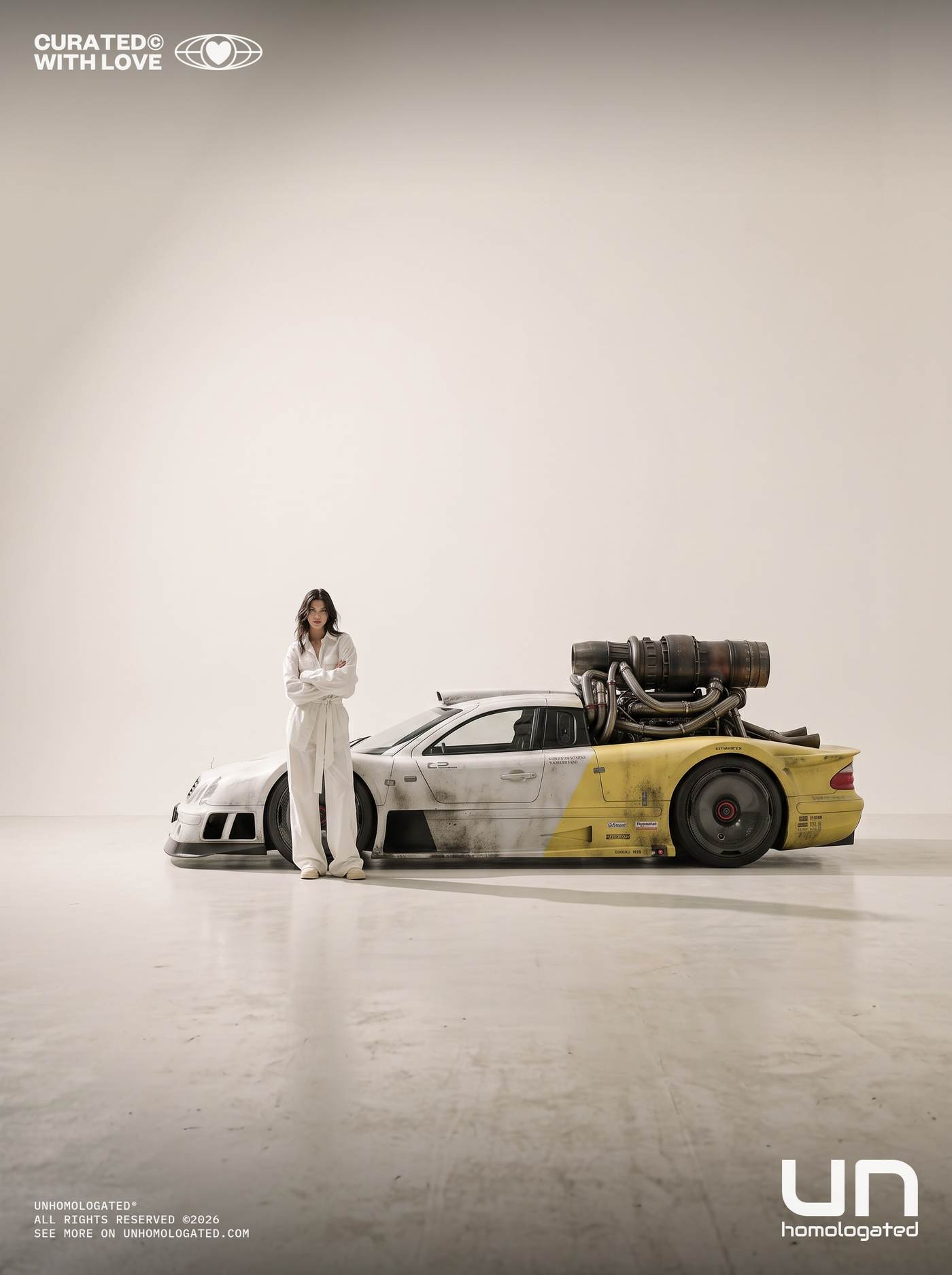 Mercedes CLK GTR plate, the shoot
