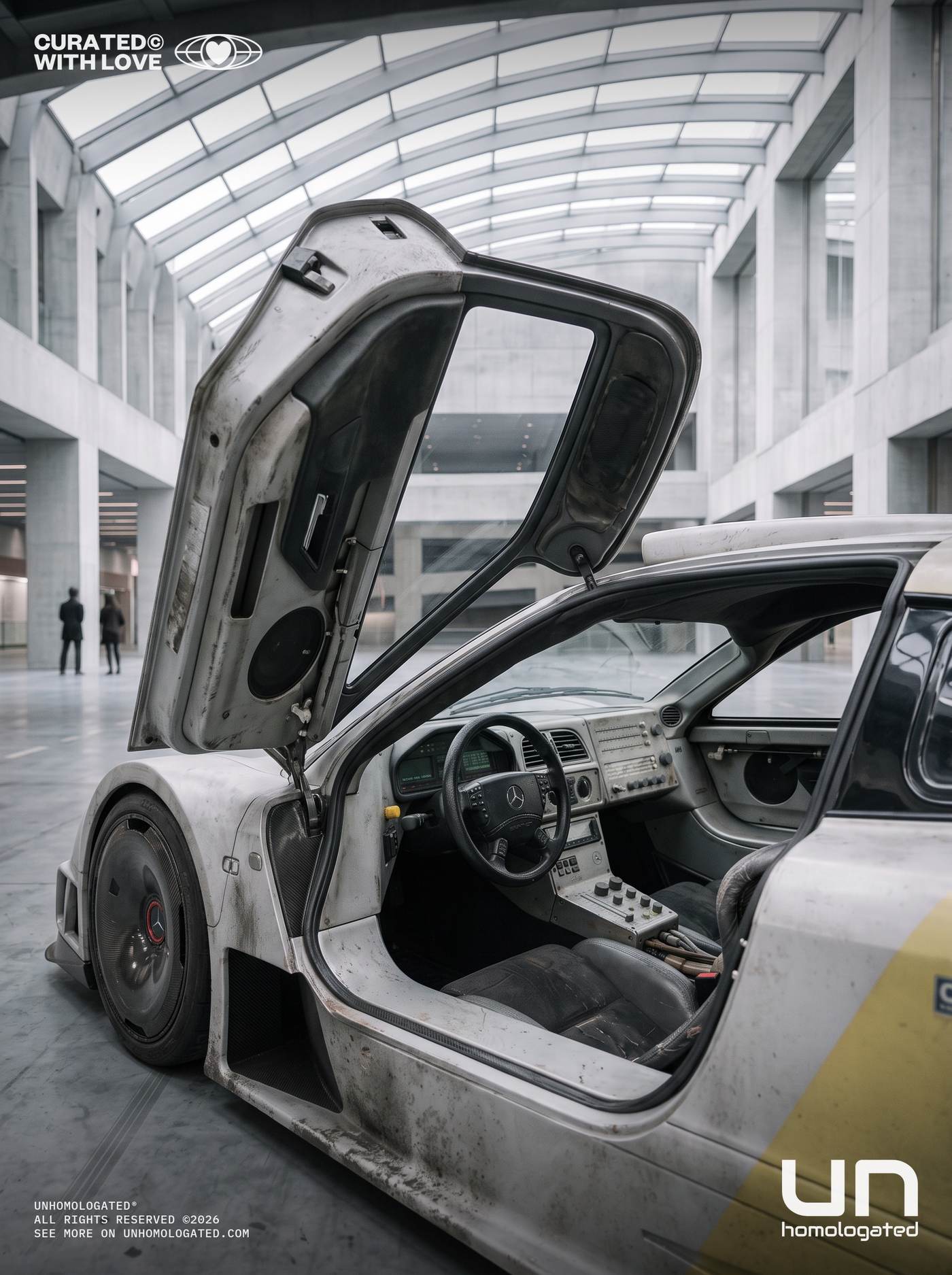 Mercedes CLK GTR plate, atrium