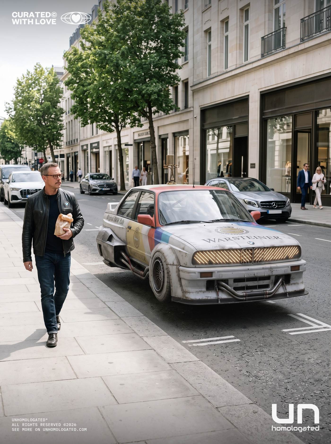 BMW M3 E30 plate, munich