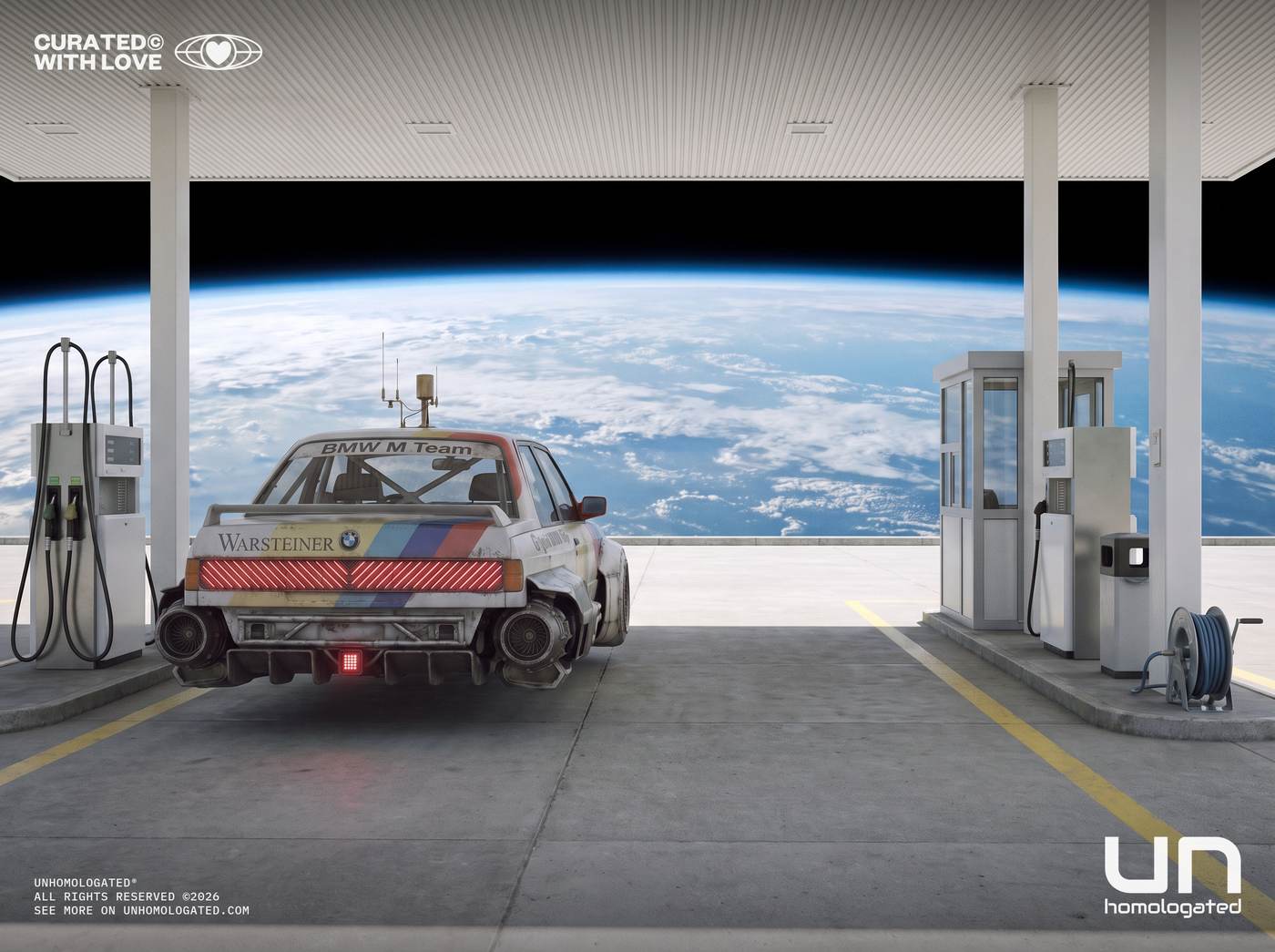 BMW M3 E30 plate, schwebewerk