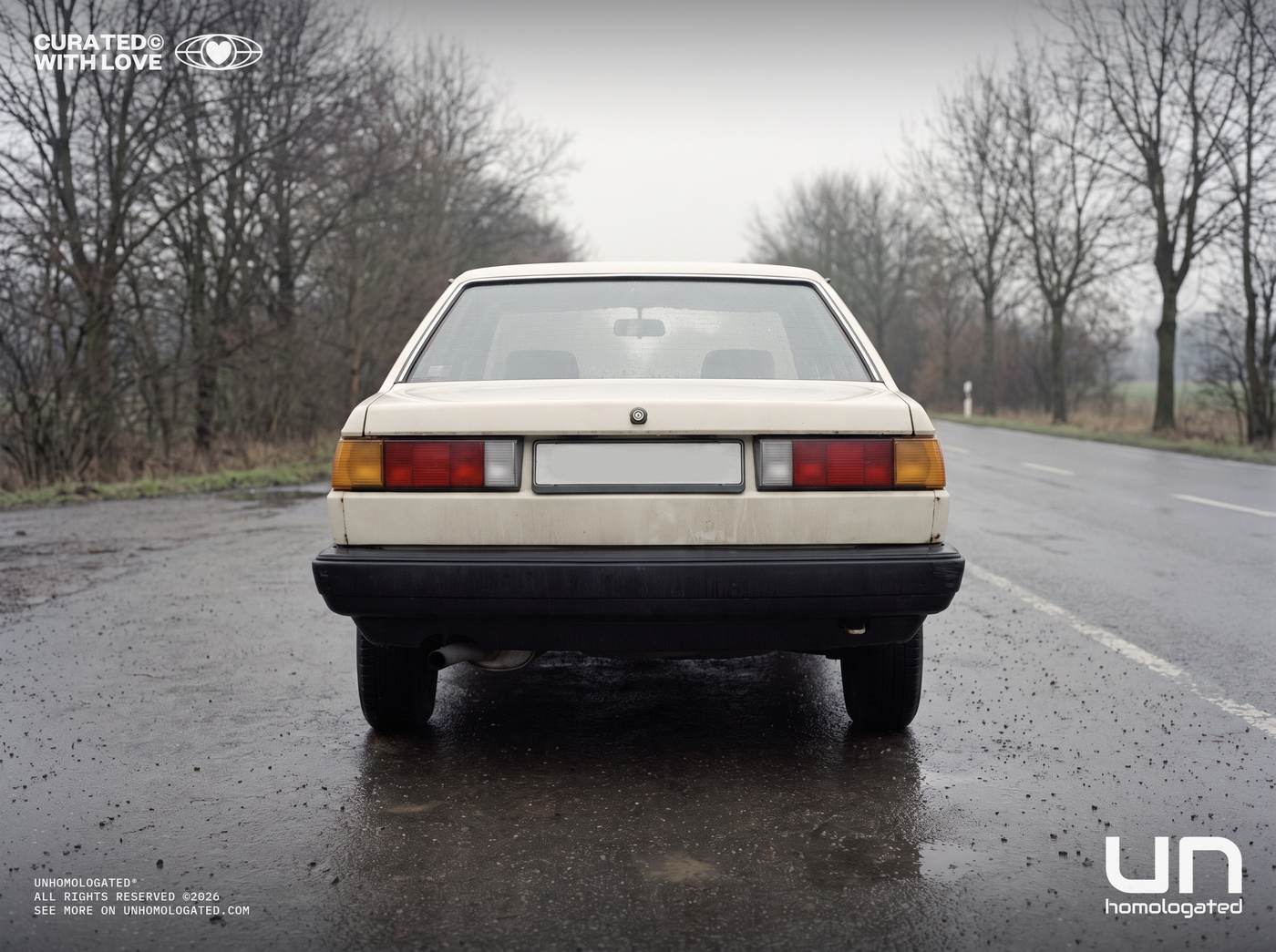 BMW M3 E30 plate, ref dienstwagen heck