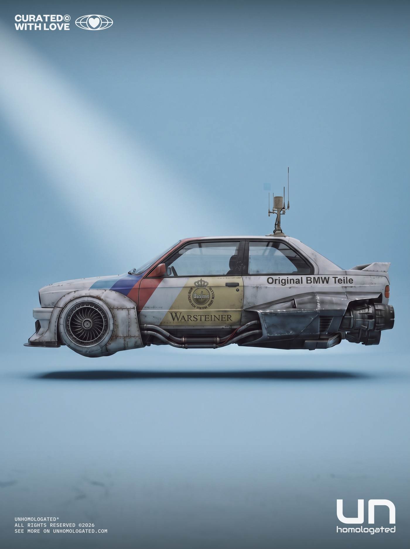 BMW M3 E30 plate, card 03 breitseite