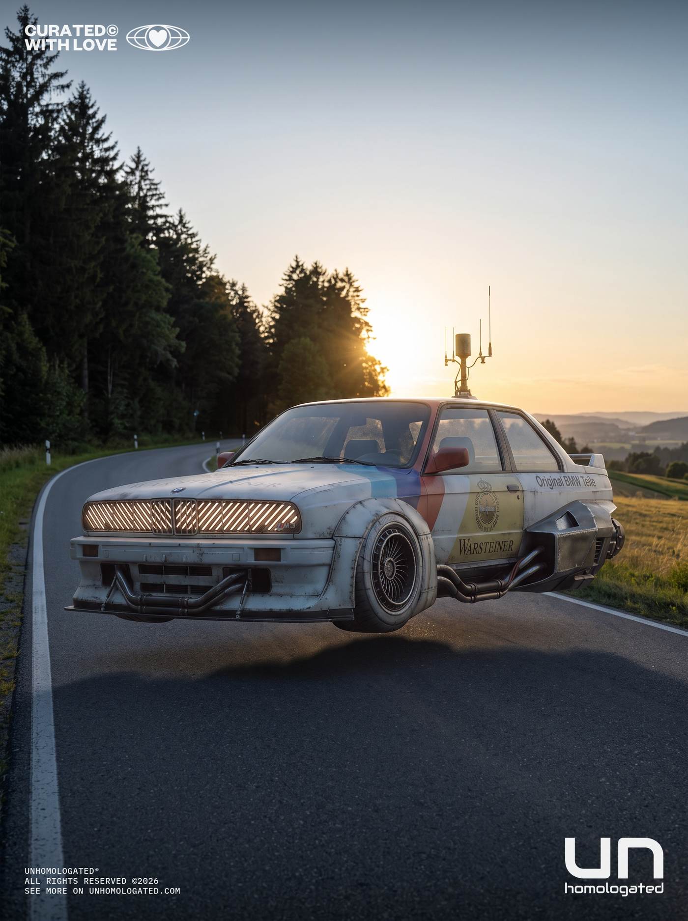 BMW M3 E30 plate, munich