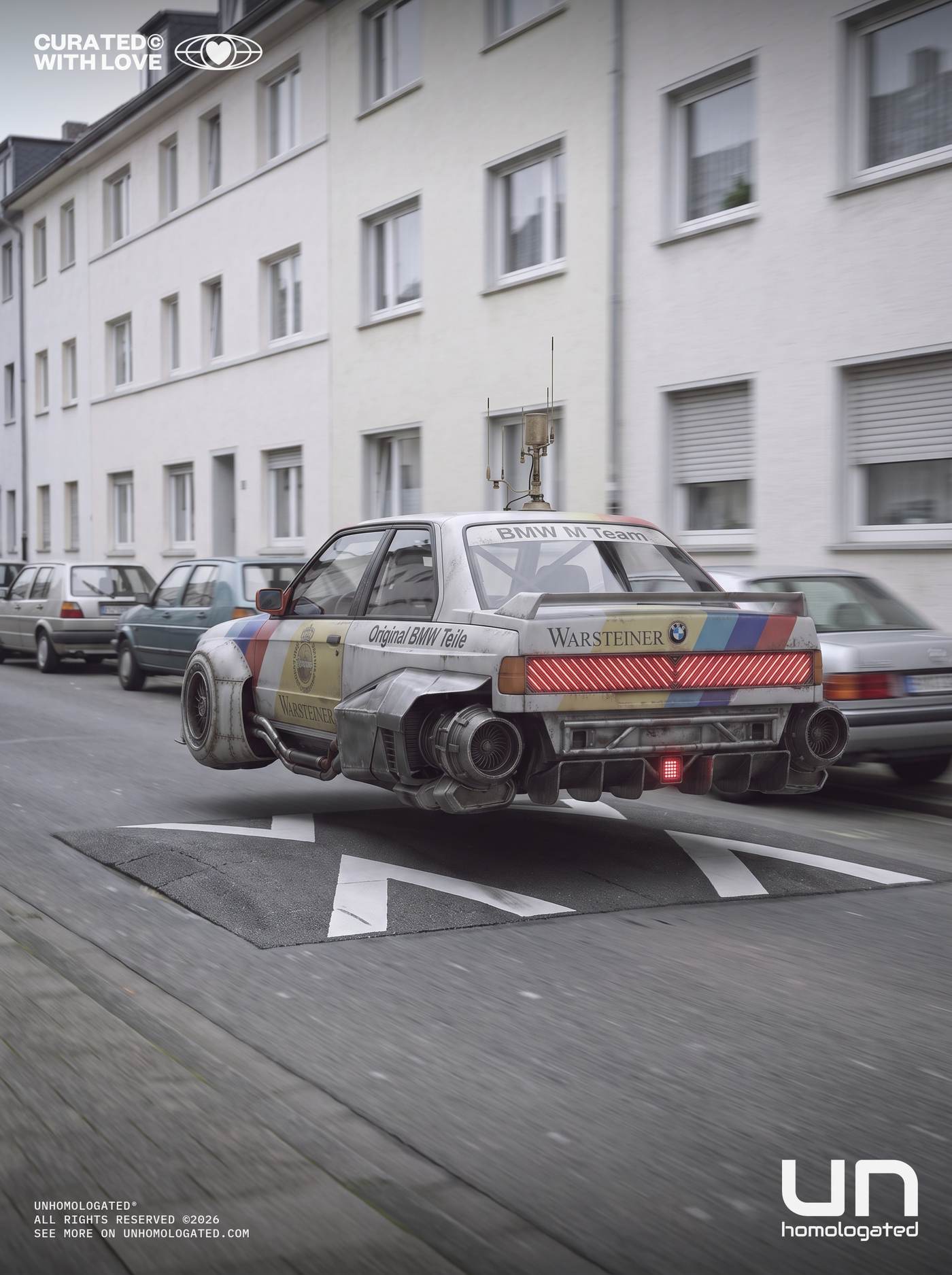 BMW M3 E30 plate, munich