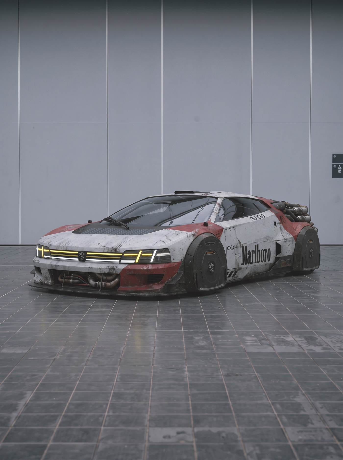 Peugeot Oxia plate, the lab