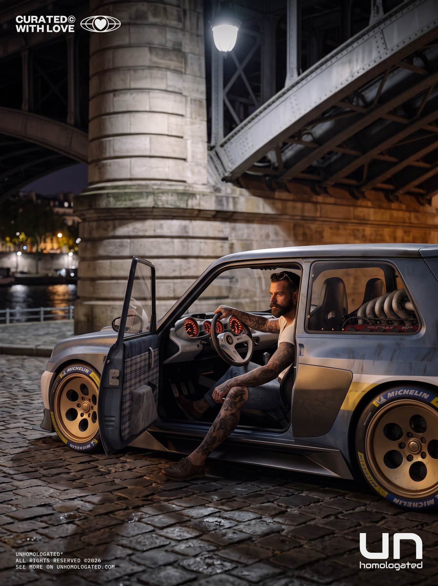 Renault 5 Turbo 3P plate, paris