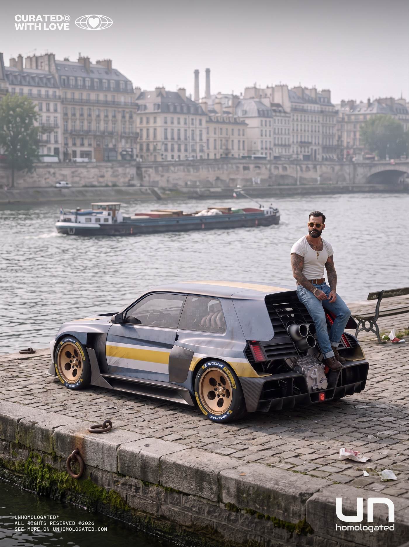 Renault 5 Turbo 3P plate, paris