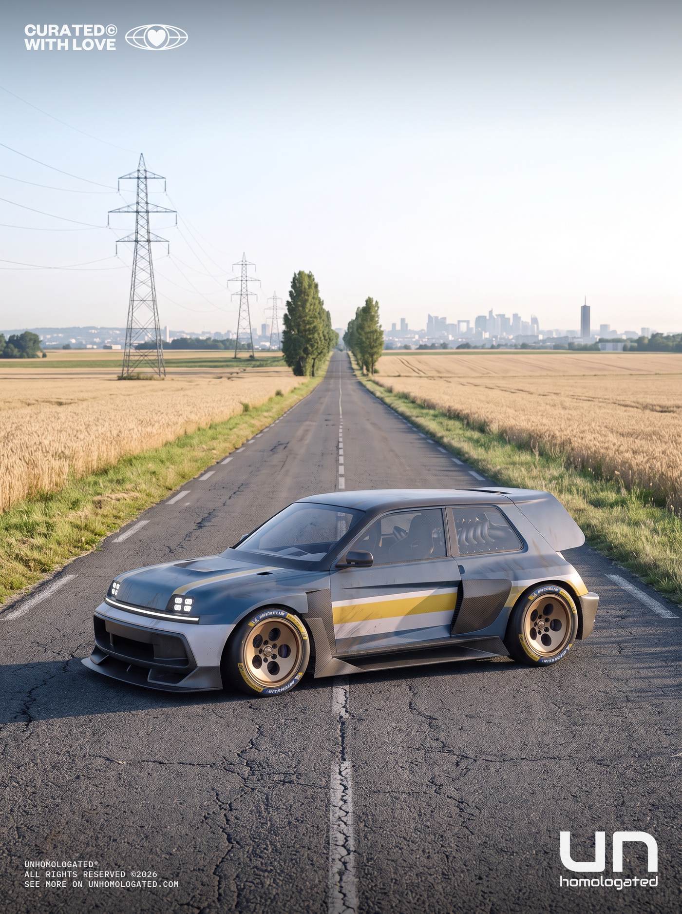 Renault 5 Turbo 3P plate, paris