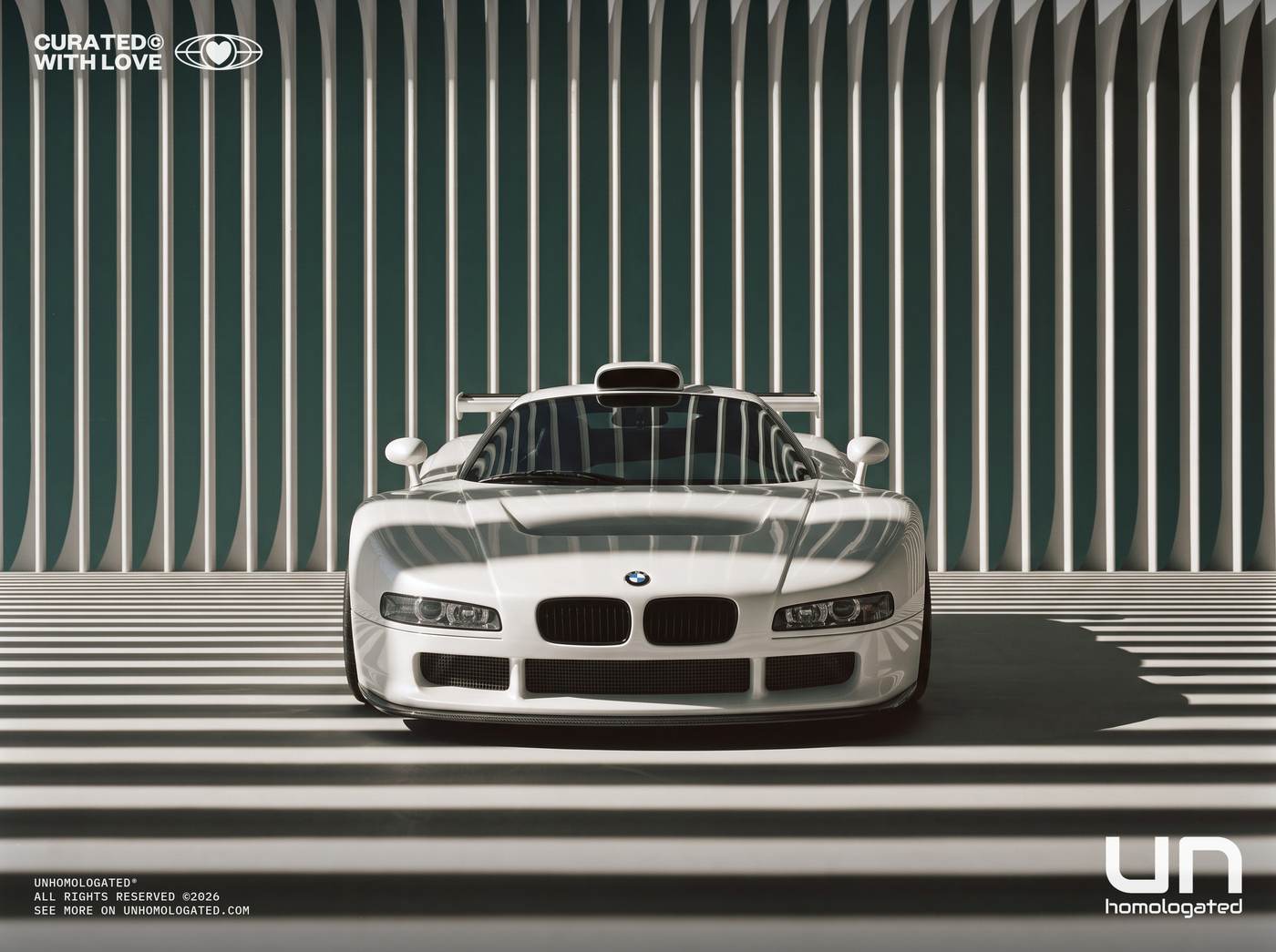 BMW M8 GT1 plate, the artifact
