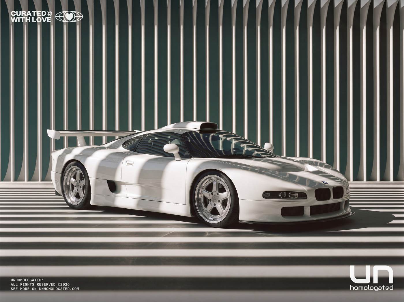 BMW M8 GT1 plate, the artifact