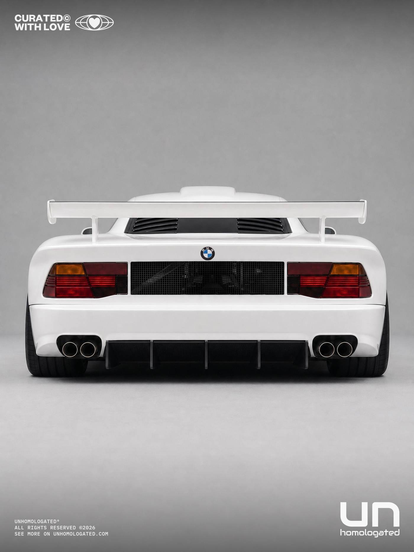 BMW M8 GT1 plate, m8gt1 serie 03 FINAL