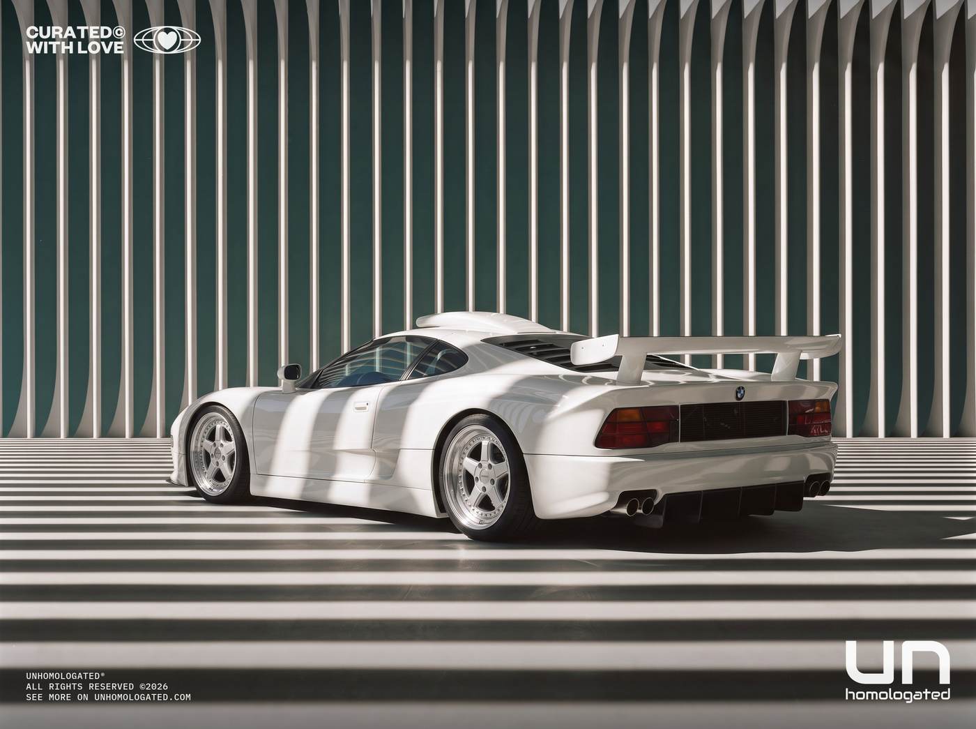 BMW M8 GT1 plate, the artifact