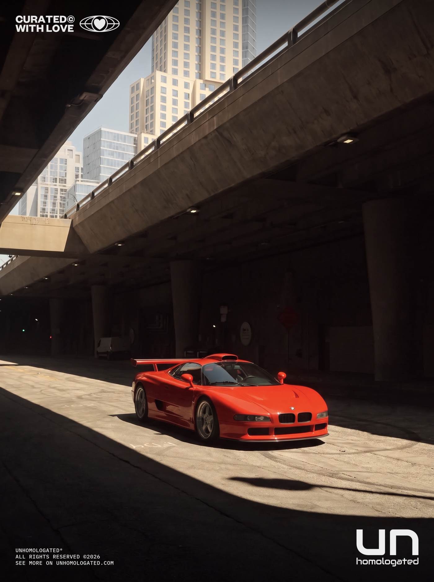 BMW M8 GT1 plate, m8gt1 red 01 FINAL